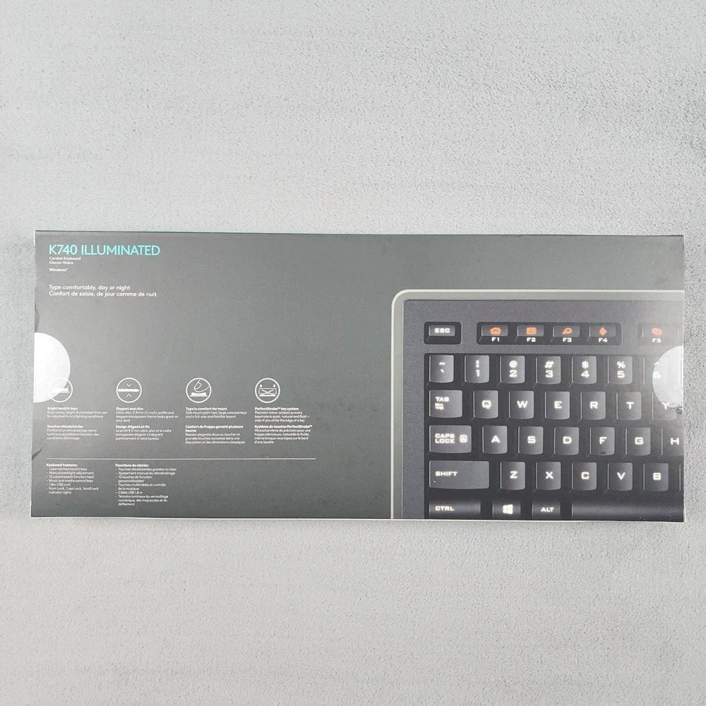 Brand New Sealed Logitech K740 illuminated keyboard Backlit